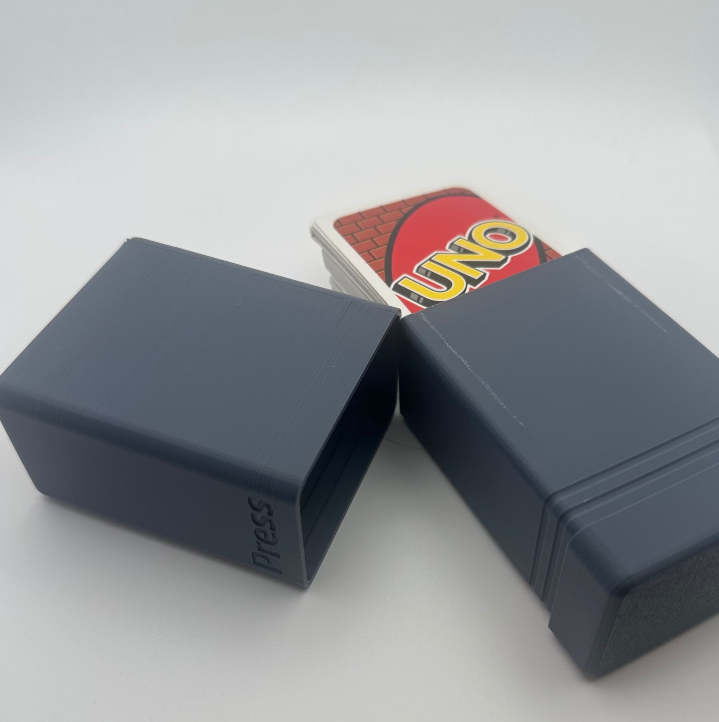 UNO Compatible Card Game Hard Storage Case – Protective Deck Box for Standard Playing Cards - UK delivery included.