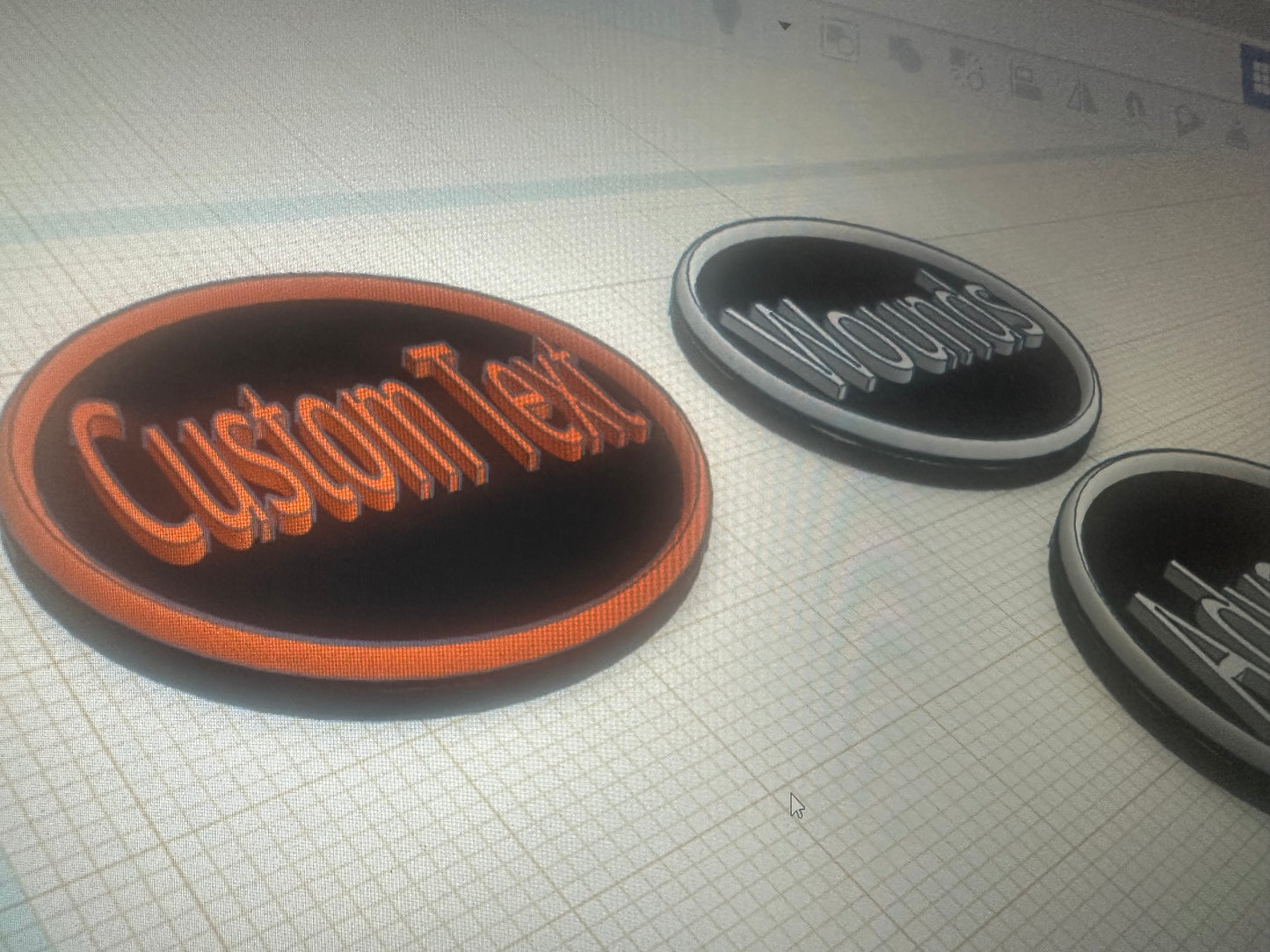 Custom Tabletop Gaming Tokens - Personalised Set (10, 15 or 25) - UK Delivery Included.