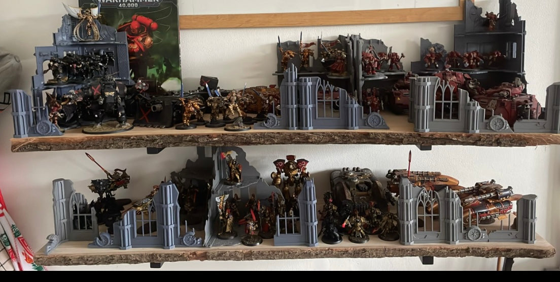 Modular Gothic Cathedral Ruins – 6-Piece Tabletop Terrain Set - UK delivery included.