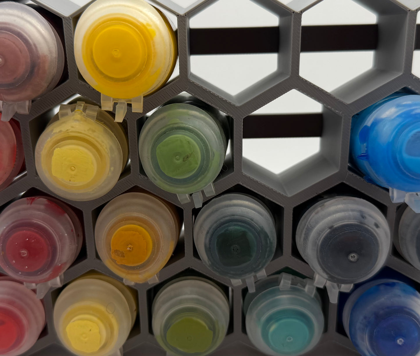 Universal Modular Paint Rack Wall Storage System for Hobby Paints