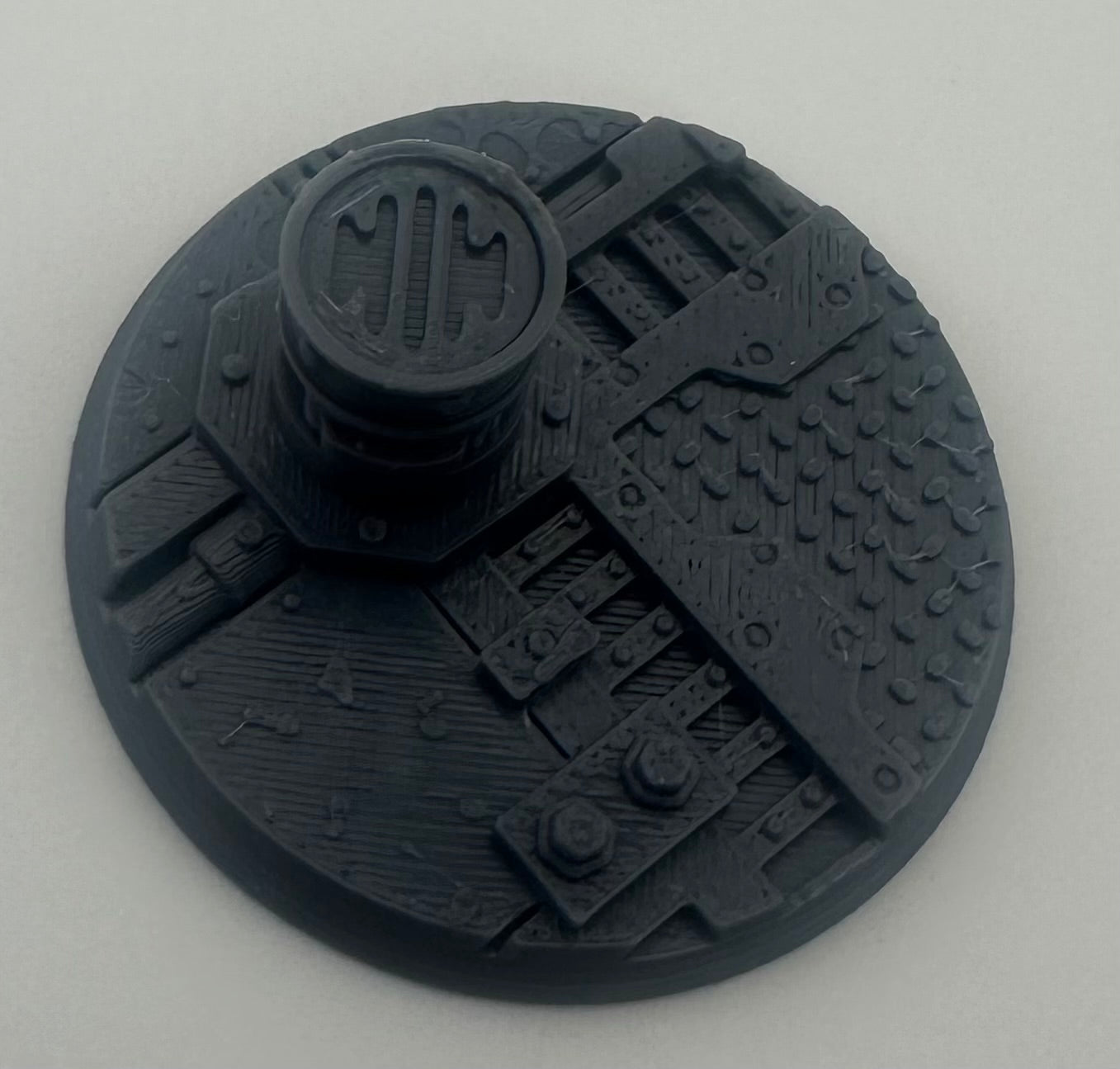 Industrial Detail Bases – Metric Patterned Round Bases Set of 6 - UK delivery included - UK delivery included.