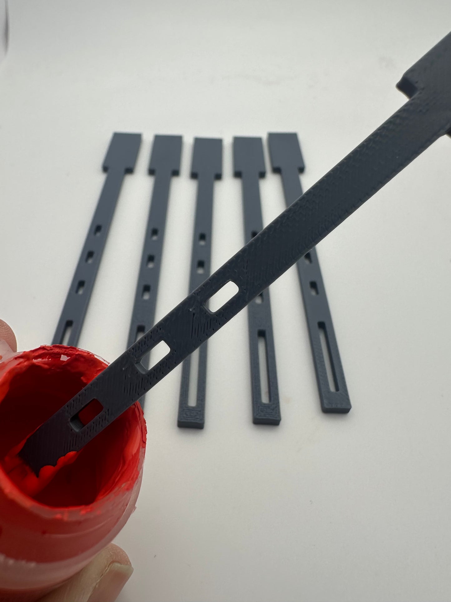 Miniature Paint Stirrer Tools for Acrylic Hobby Paint Pots – 3D Printed Paint Mixer Sticks – UK Delivery Included