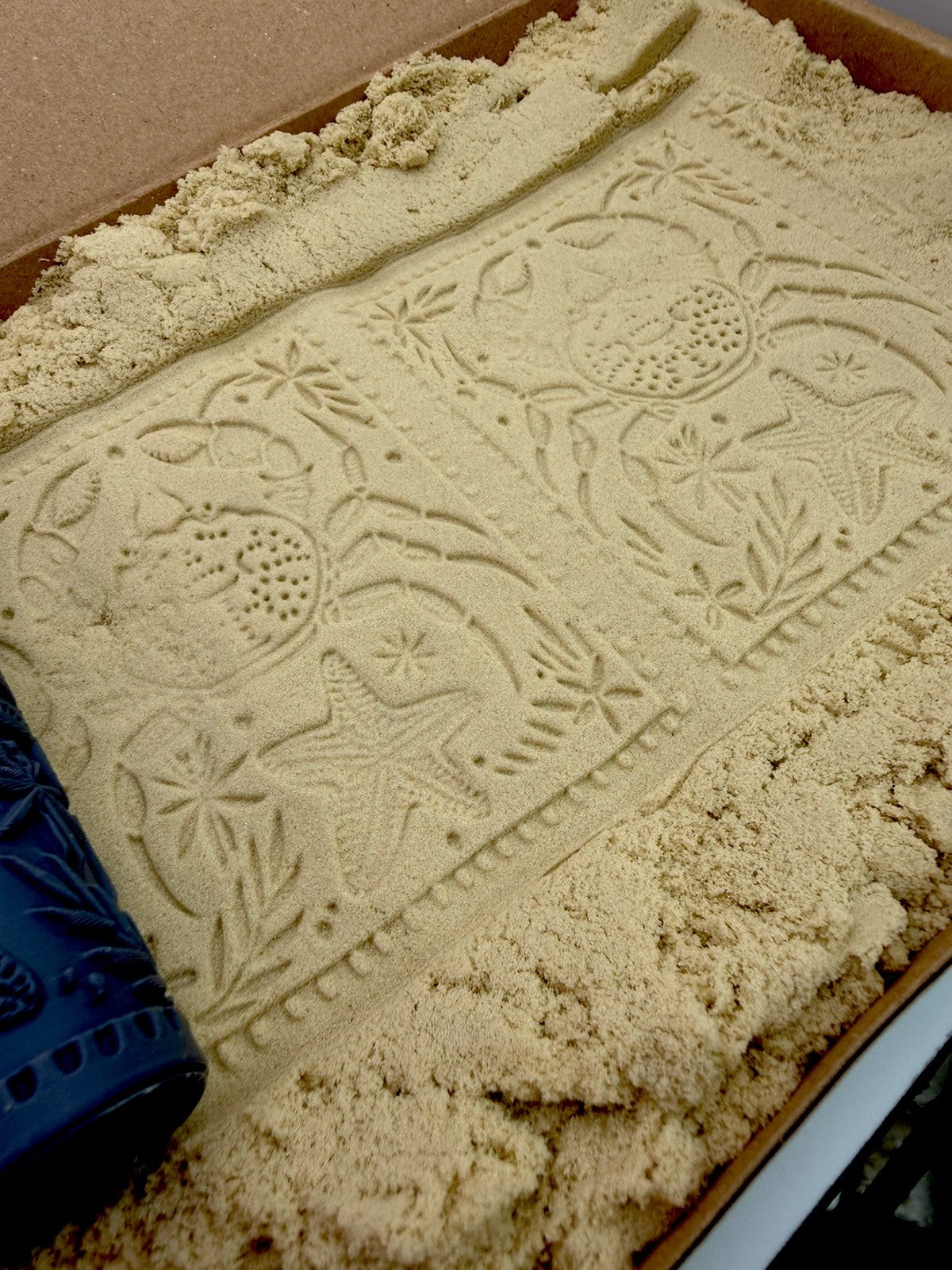 Crab & Starfish Deboss Texture Roller No. 10A