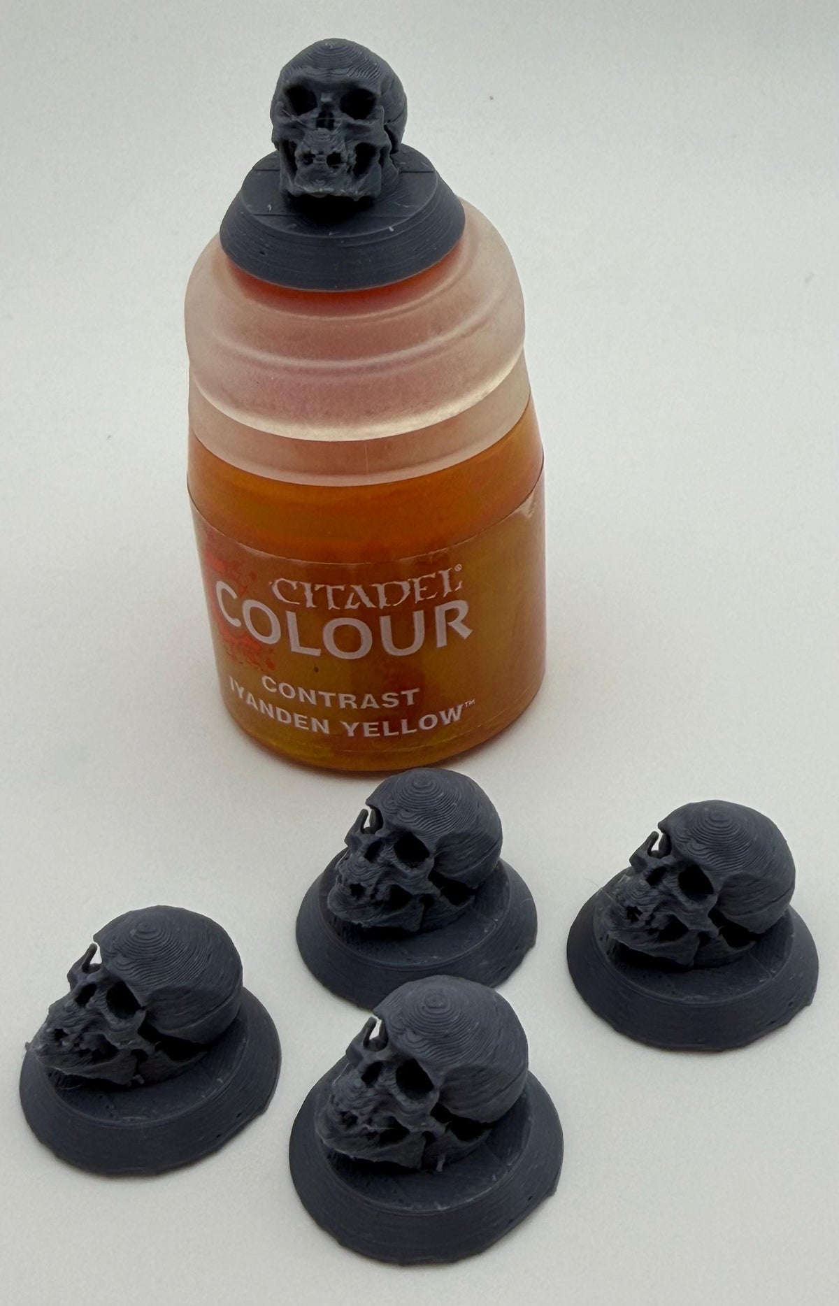 Skull Paint Pot Swatch Toppers