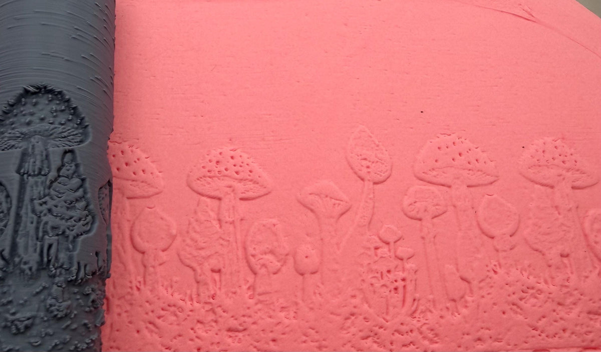 Mushroom Forest Emboss Texture Roller No. 35B