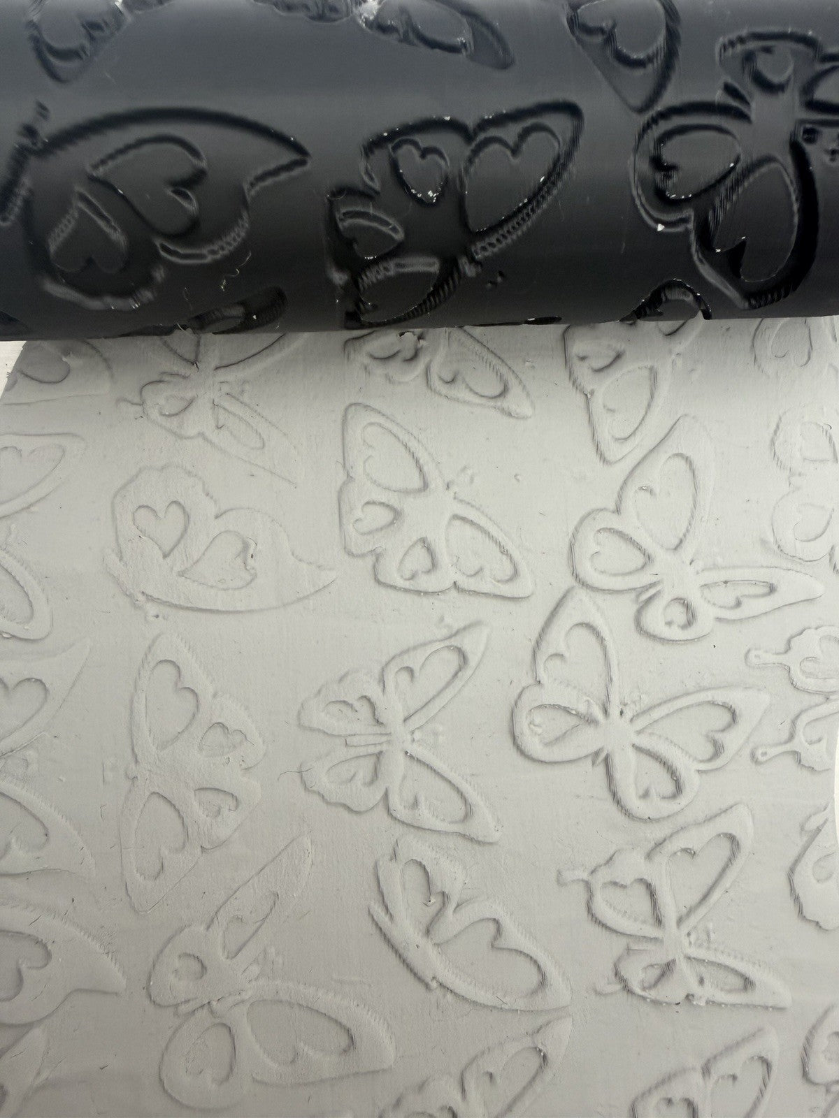 Butterfly Emboss & Deboss Texture Roller Pair No. 2