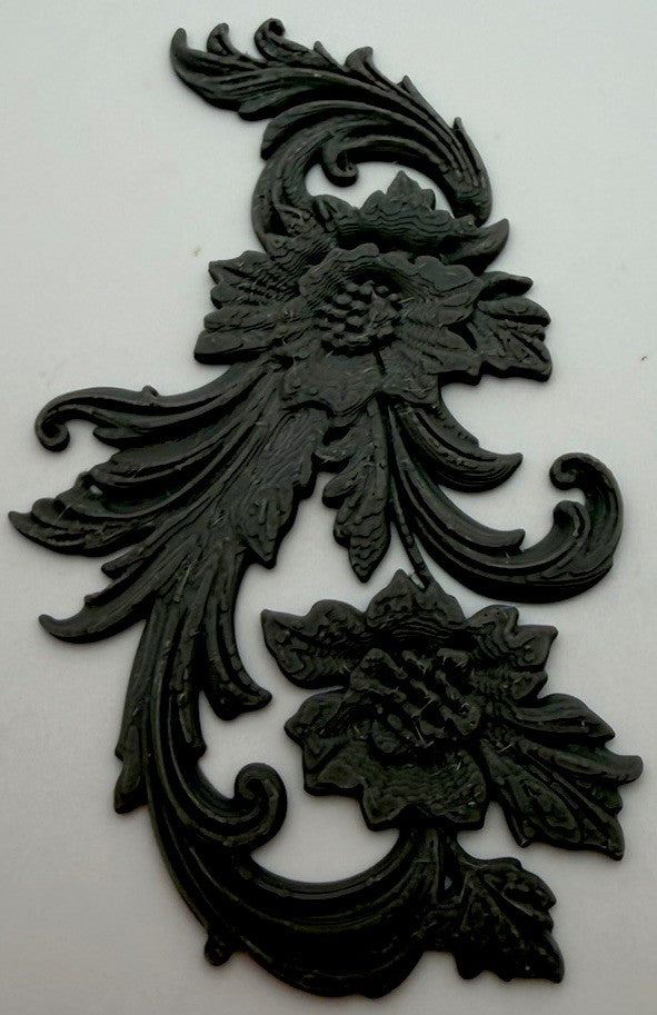 Ornate Floral Furniture Applique Decorative Frieze Baroque Scrollwork Style 7