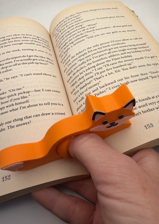 Fox Swivel Page Holder No. 4 – thumb book holder – photo 1