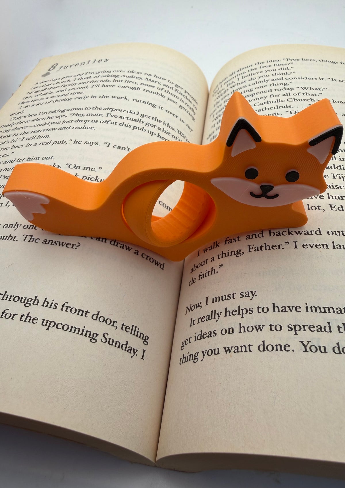 Fox Swivel Page Holder No. 4 – thumb book holder – photo 2