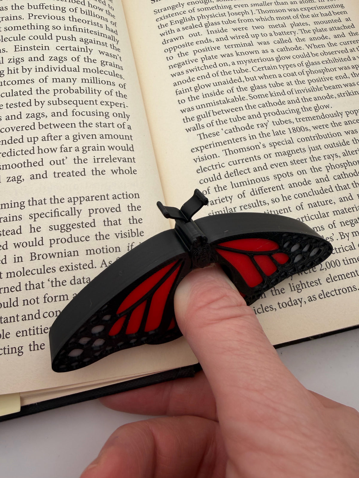 Butterfly Page Holder No. 2 – thumb book holder – photo 3
