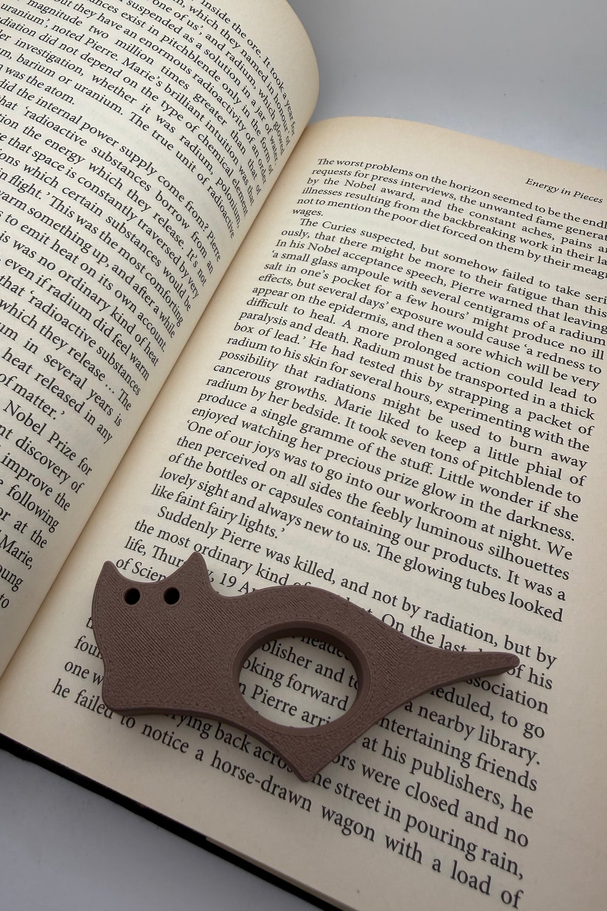 Cat Page Holder No. 1 – thumb book holder – photo 4