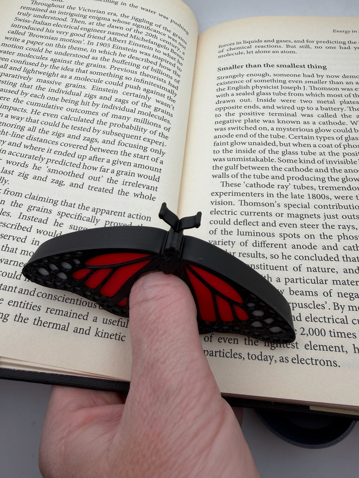 Butterfly Page Holder No. 2 – thumb book holder – photo 5