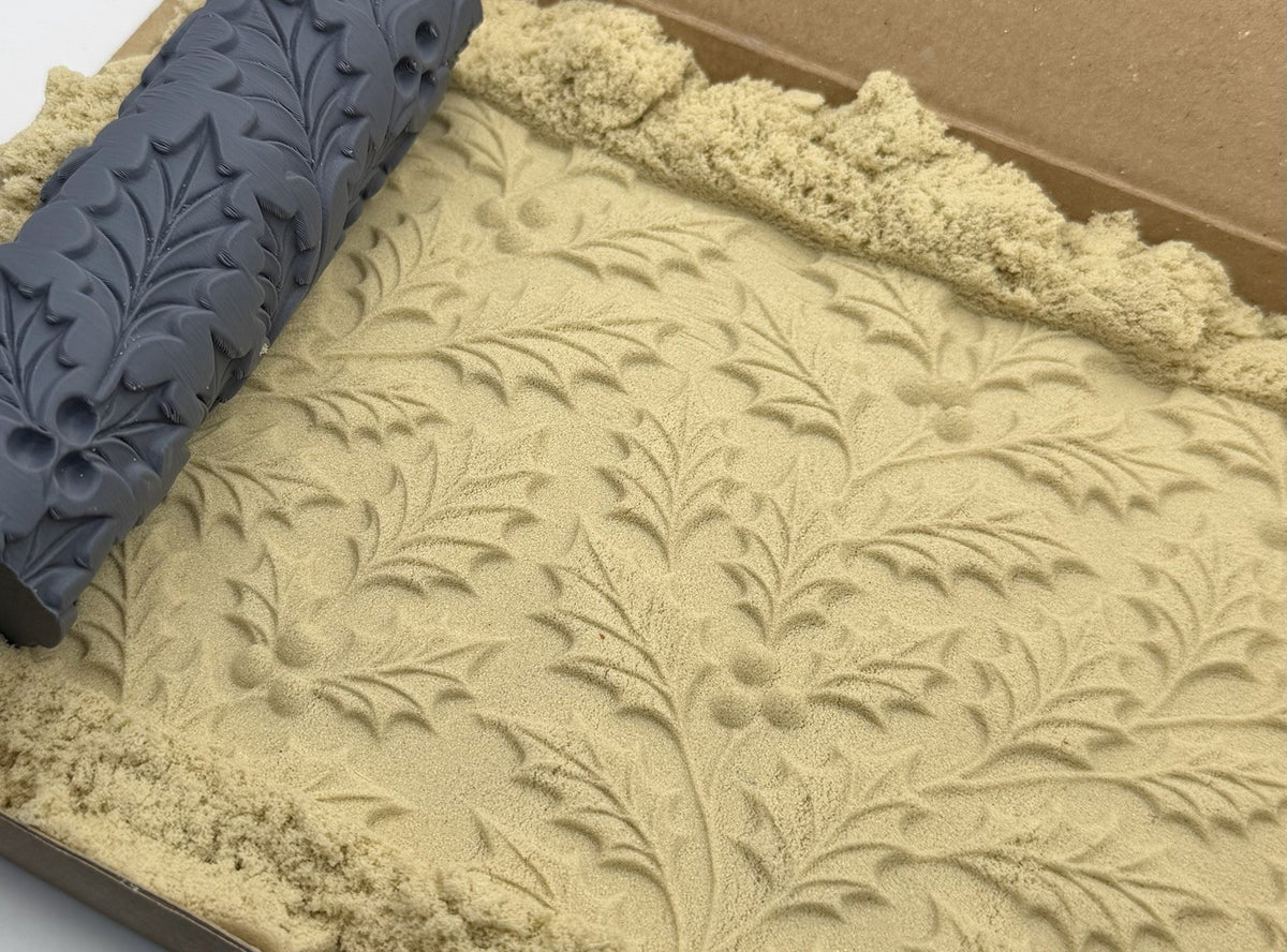 Holly Emboss Texture Roller No. 19