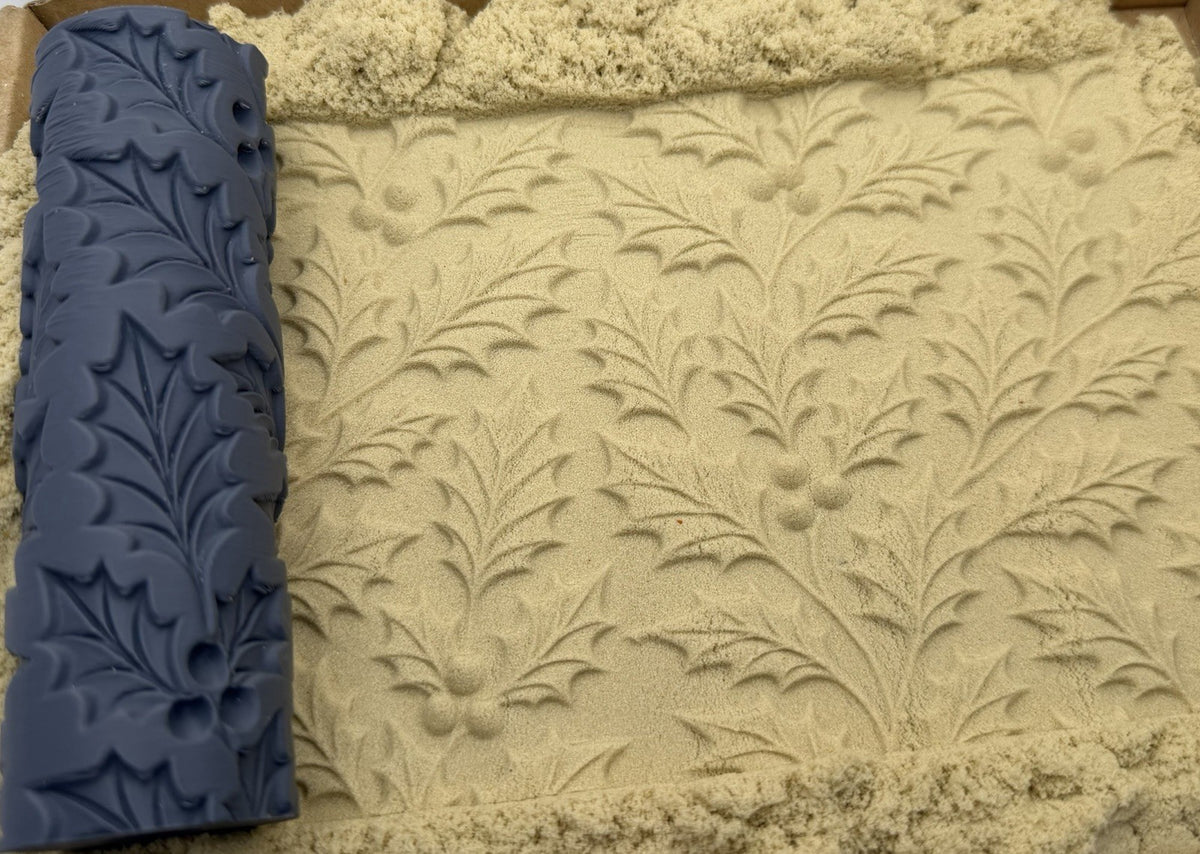 Holly Emboss Texture Roller No. 19