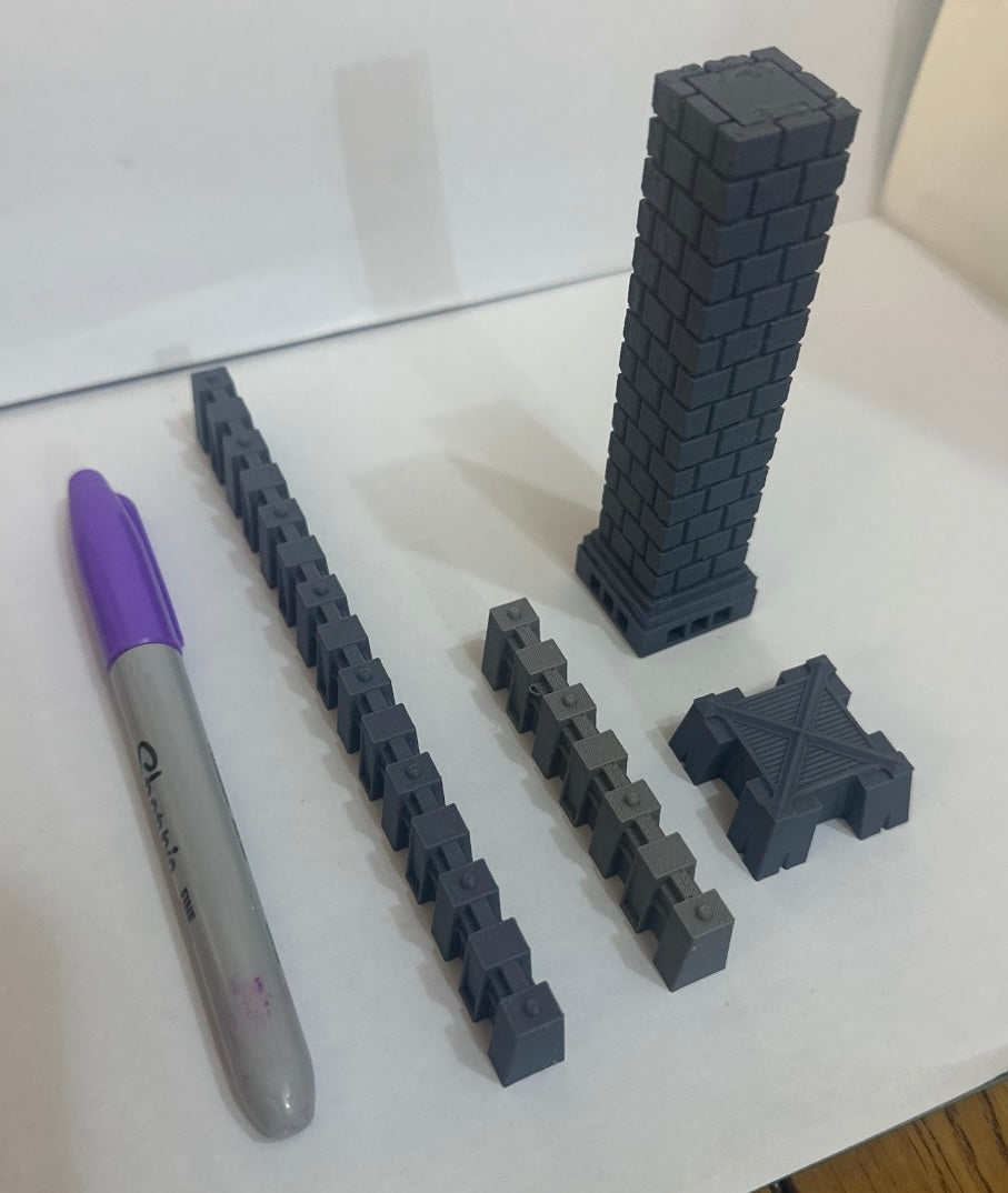 Modular Dungeon Corridors & Pillars Terrain Bundle - UK delivery included.