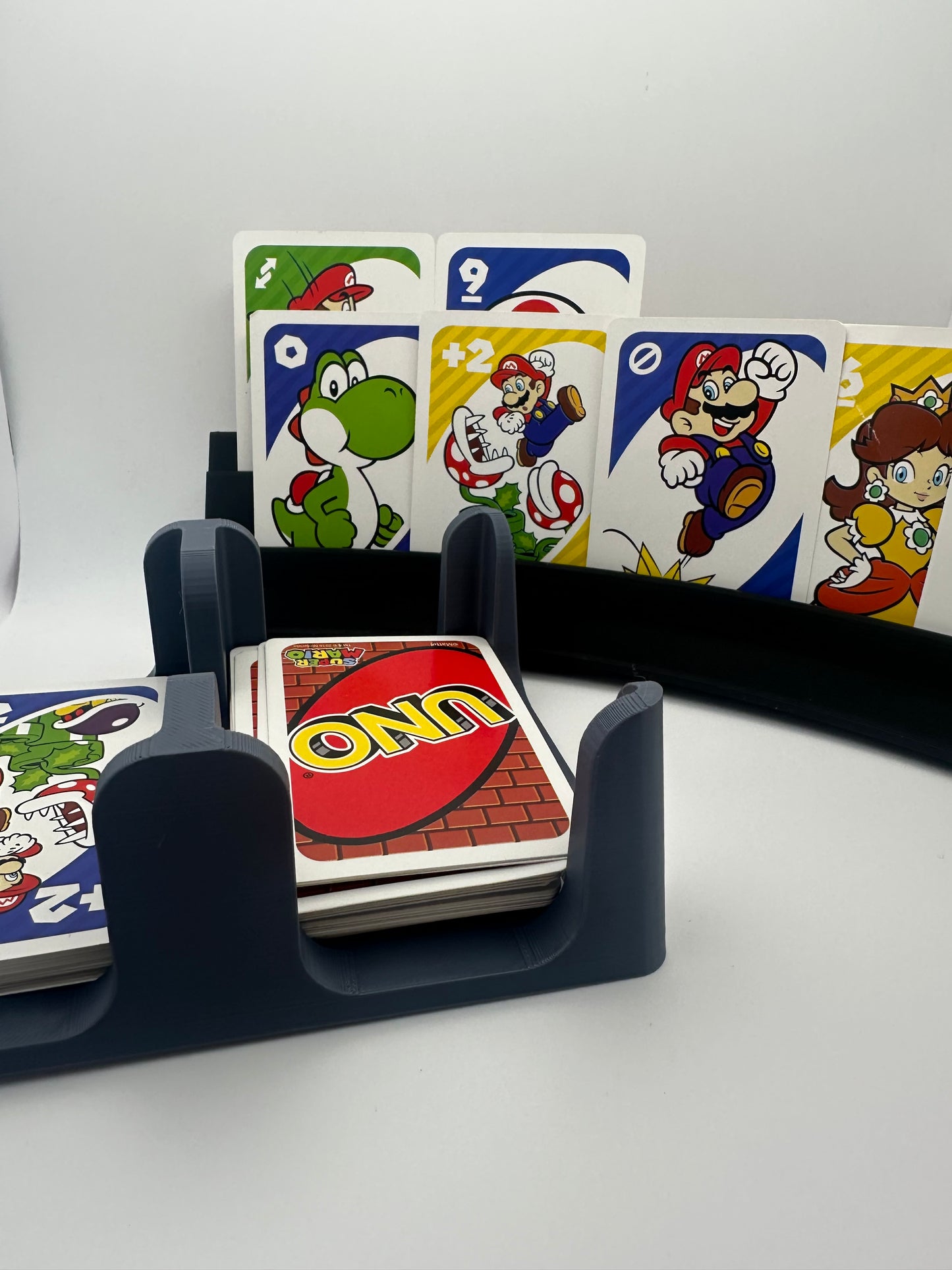 UNO Compatible Card Game Organiser Bundle – Card Storage Case, In-Play Card Holder & Dual Hand Holders - UK delivery included.