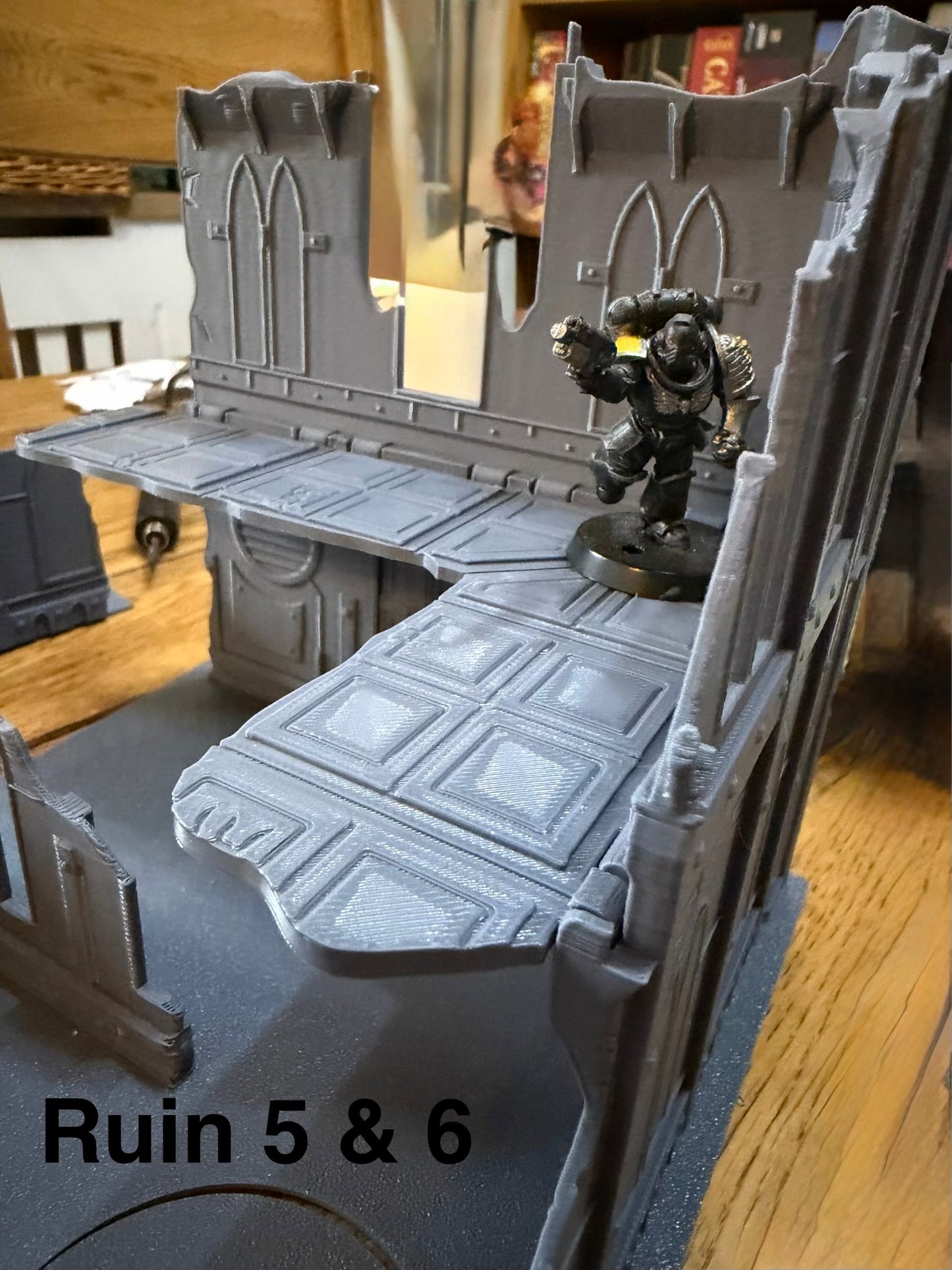 Foldable 11th Edition Compatible Terrain Set | With or Without Footprints