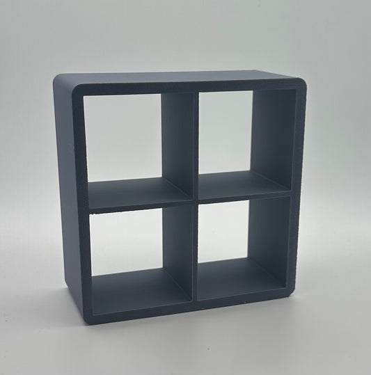 Miniature 4-Cube Dollhouse Storage Shelf - UK delivery included.