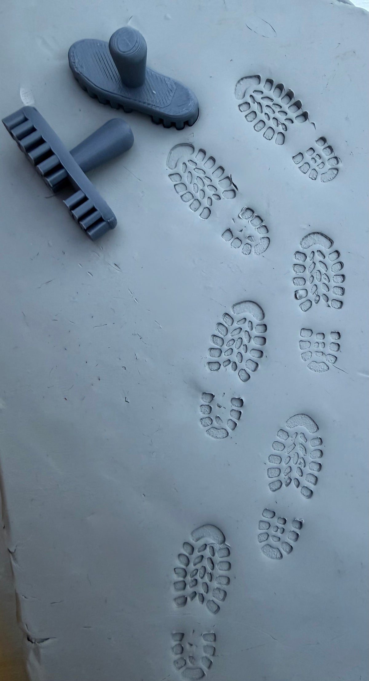 Footprint Embossing Stamp Set