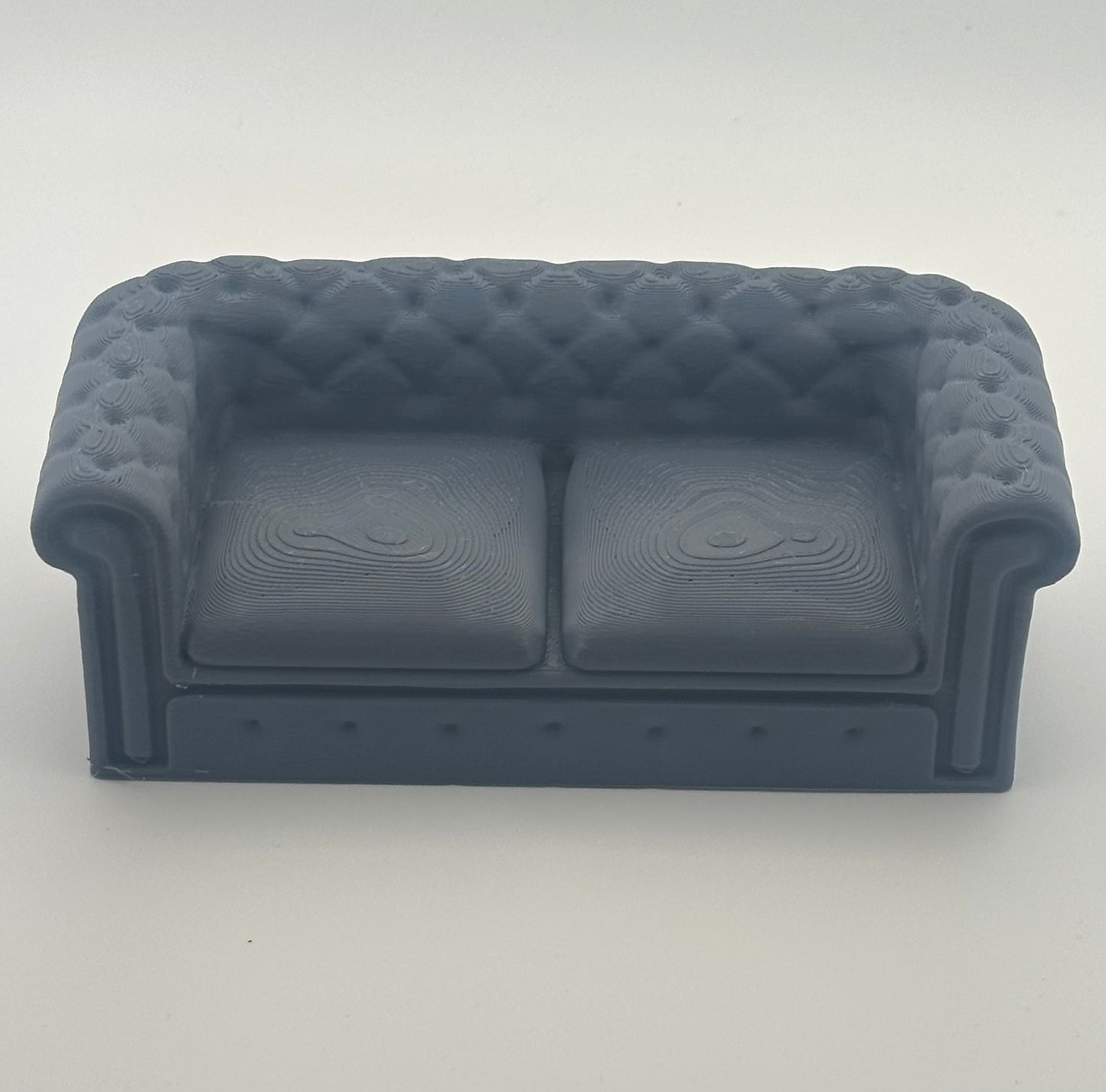 Dollhouse Chesterfield Sofa – 1:12 Scale Miniature Furniture - UK delivery included.