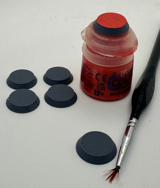 Miniature Paint Swatch Caps Compatible with Citadel Pots – Colour Test Caps – Hobby Paint Organiser - UK Delivery Included