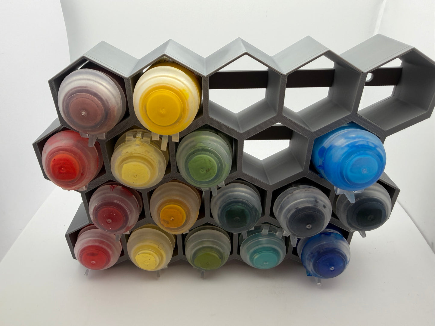 Universal Modular Paint Rack Wall Storage System for Hobby Paints