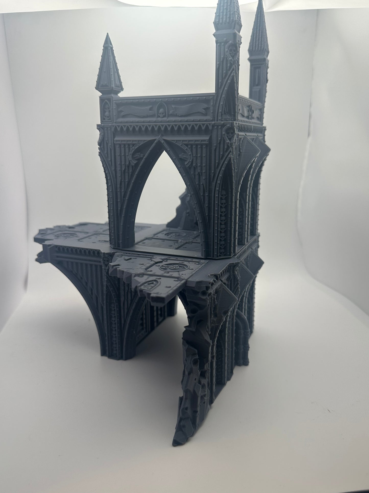 Gothic Ruins Terrain Set – Modular Two-Building Bundle – UK Delivery Included
