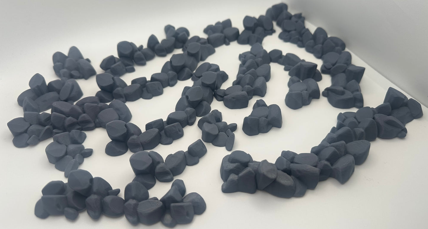 Large Rock Scatter Terrain Bundle – Tabletop Wargaming Scenery – UK Delivery Included