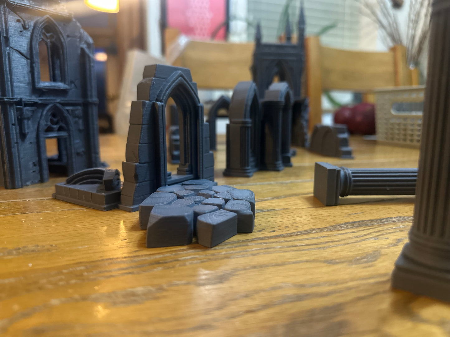 Gothic Ruins Terrain Set – Modular Two-Building Bundle – UK Delivery Included