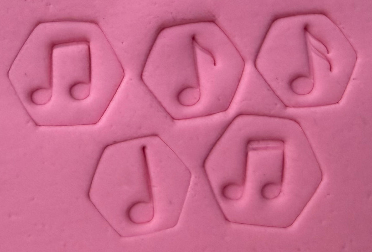 Music Note Embossing Stamp Set