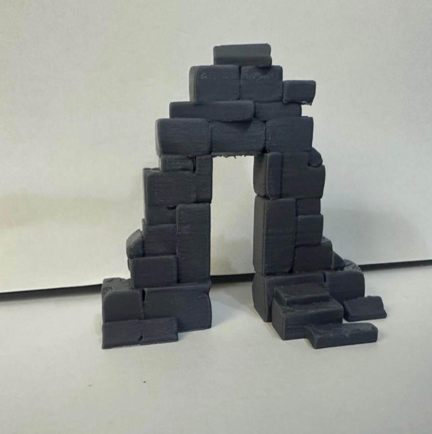 Modular Ruined Stone Wall Starter Bundle – Tabletop RPG & Fantasy Terrain - UK delivery included.