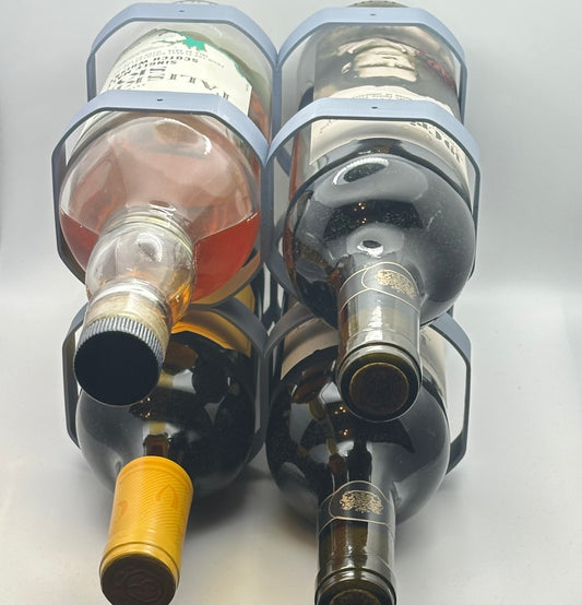 High-Capacity Wine Rack Compatible with Kallax Units – 16 Bottle Storage - UK delivery included.