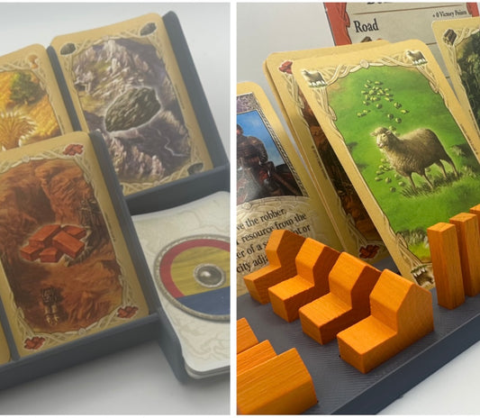 Catan Compatible Card & Hand Holder Bundle for 4 Players – UK Delivery Included
