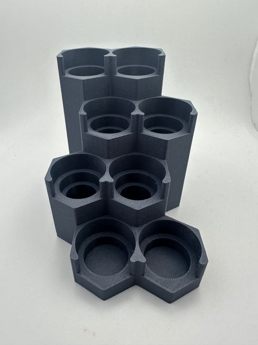 Modular 8 Slot Paint Rack Miniature Paint Holder Stackable UK Delivery Fits Citadel Vallejo Army Painter