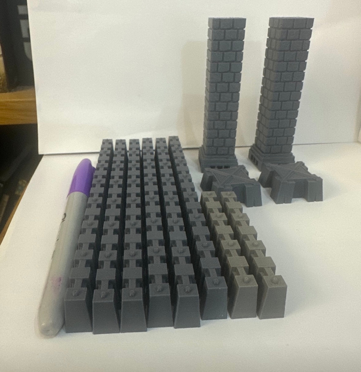 Modular Dungeon Corridors & Pillars Terrain Bundle - UK delivery included.