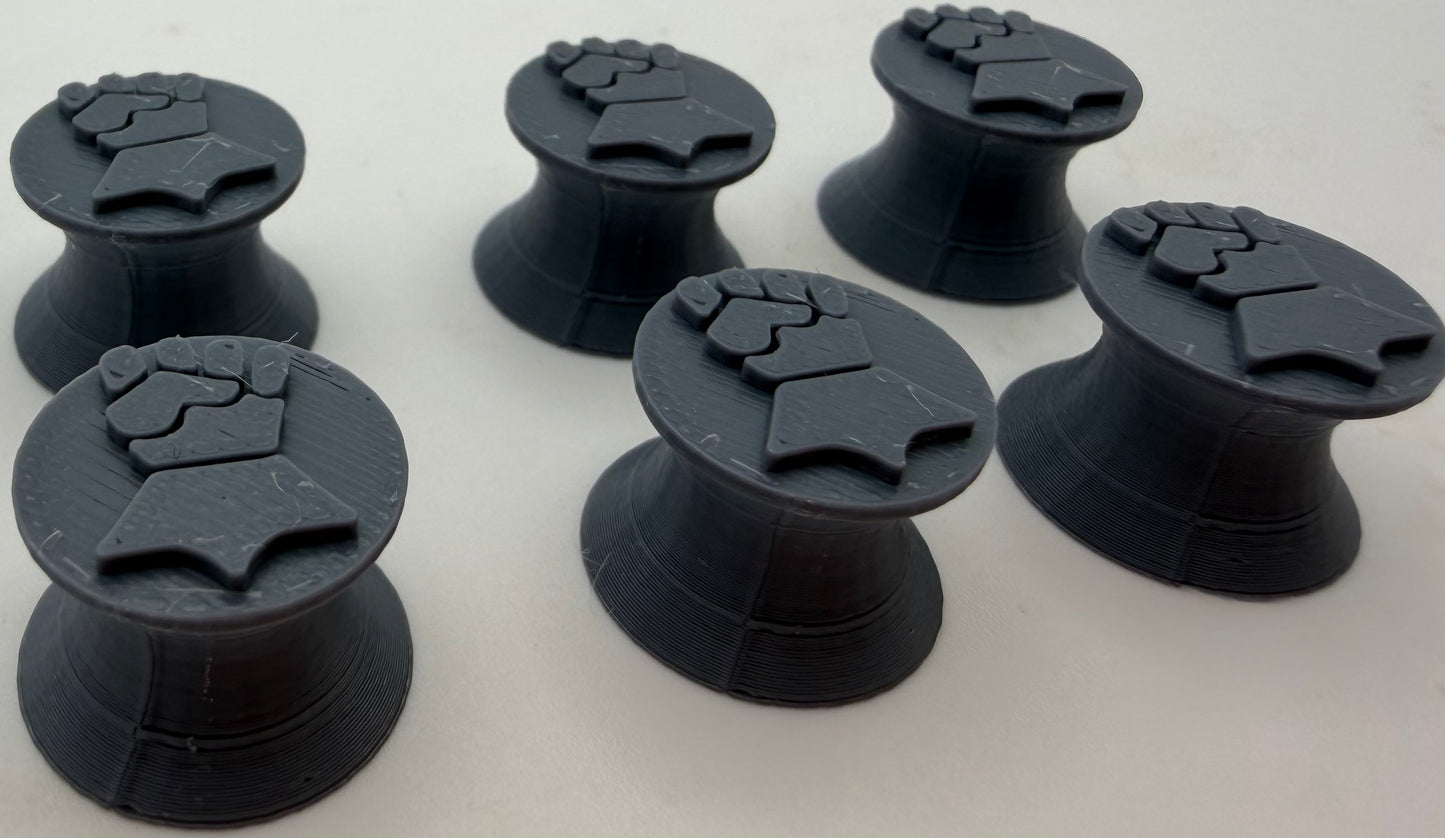 Iron Fist Paint Bottle Cap Swatches | Dropper Bottles