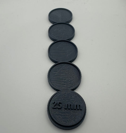 25mm 5-Model Movement Tray – Tabletop Wargaming Infantry Tray (1, 4 or 8 Pack) – UK Delivery Included