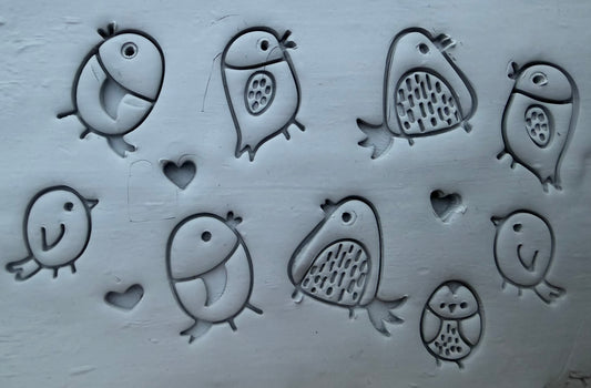 Bird Embossing Stamp Set