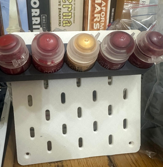 Skådis Citadel Paint Holder – 5 Pot Wall Mounted Organiser - UK delivery included.