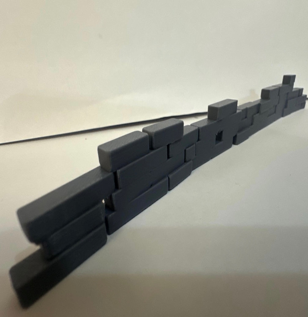 Modular Ruined Stone Wall Starter Bundle – Tabletop RPG & Fantasy Terrain - UK delivery included.