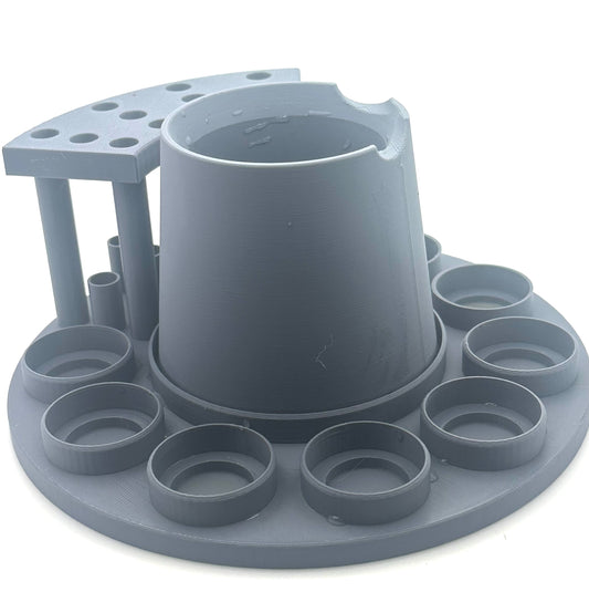 All-in-One Paint Station for Citadel Vallejo Army Painter – Brush Holder & Water Pot