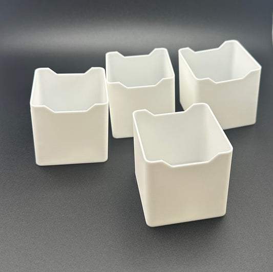 Miniature Dollhouse Storage Boxes – Set of 4 - UK delivery included.