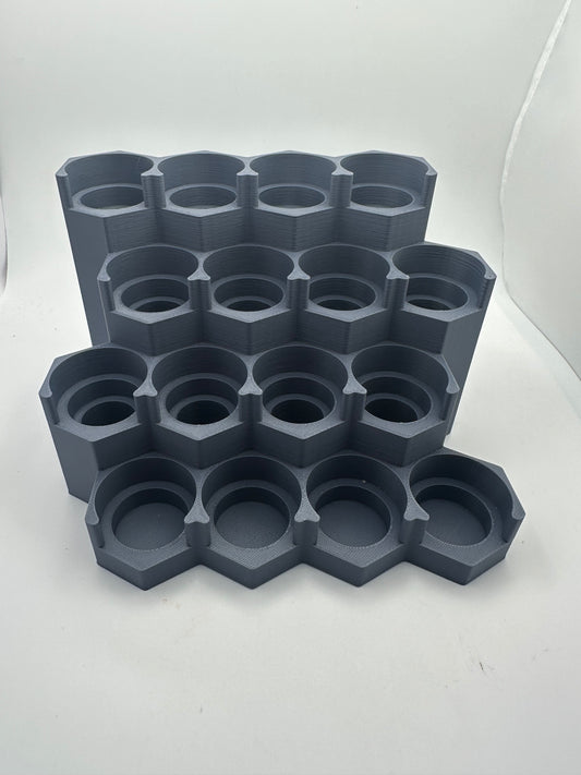 4x4 Modular Paint Rack Segment for Miniature Paint Storage UK Delivery Included