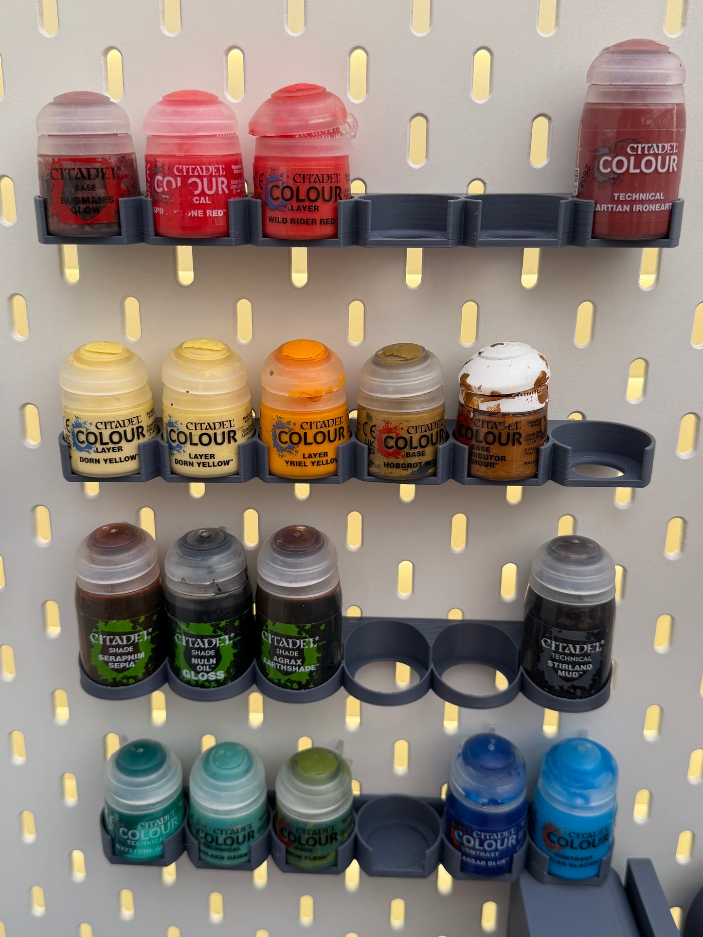 Modular Citadel Paint Rack SKÅDIS Compatible 30 Paint Storage Bundle