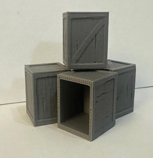 Modular Wooden Crates Scatter Terrain Set - UK delivery included.