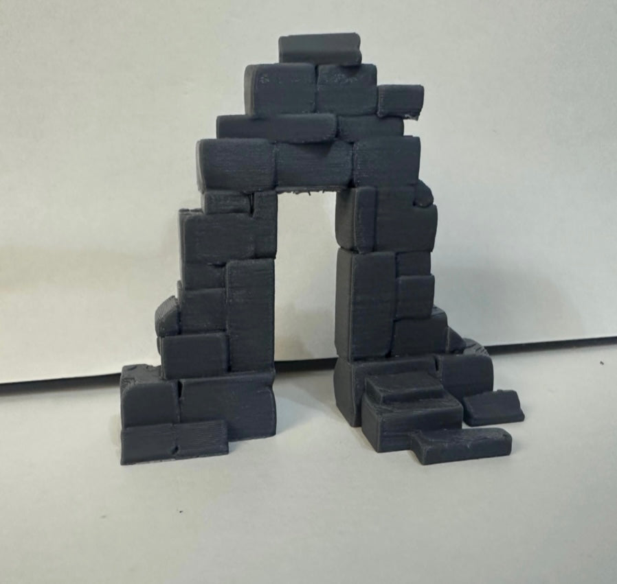 Modular Ruined Stone Wall Starter Bundle – 3D Printed Tabletop Terrain - UK delivery included.