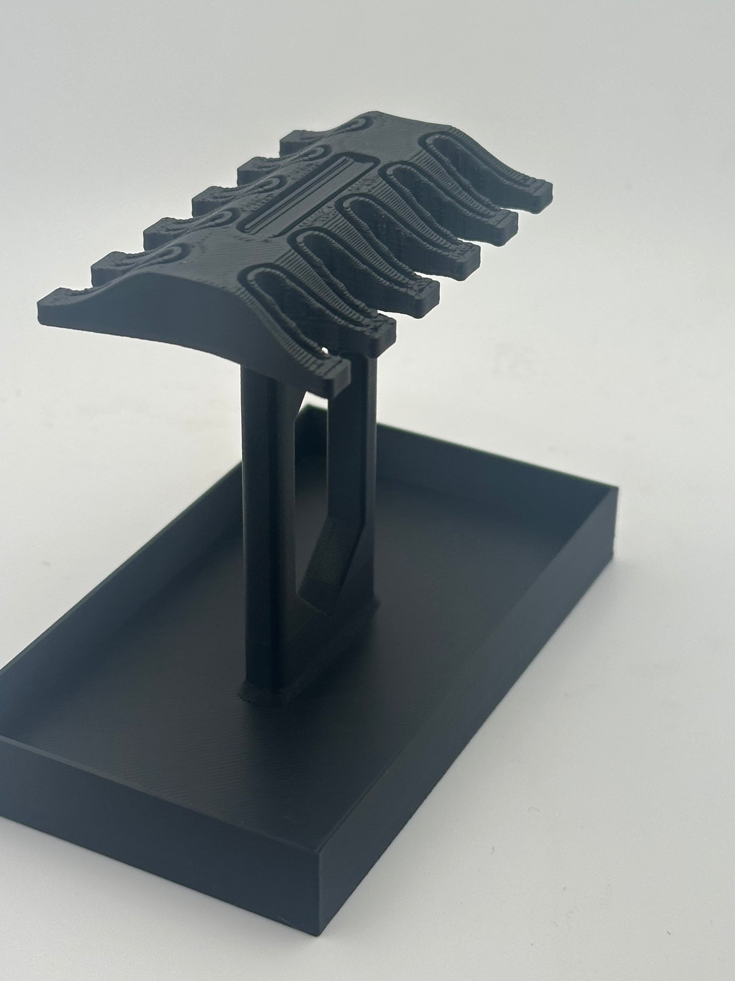 Miniature Paint Brush Holder Stand with Drip Tray – Hobby Brush Drying Rack – UK Delivery Included