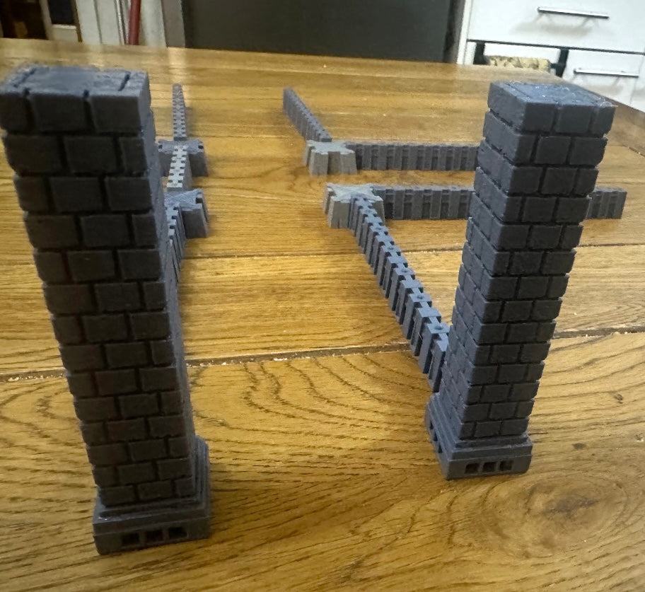 Modular Dungeon Corridors & Pillars Terrain Bundle - UK delivery included.