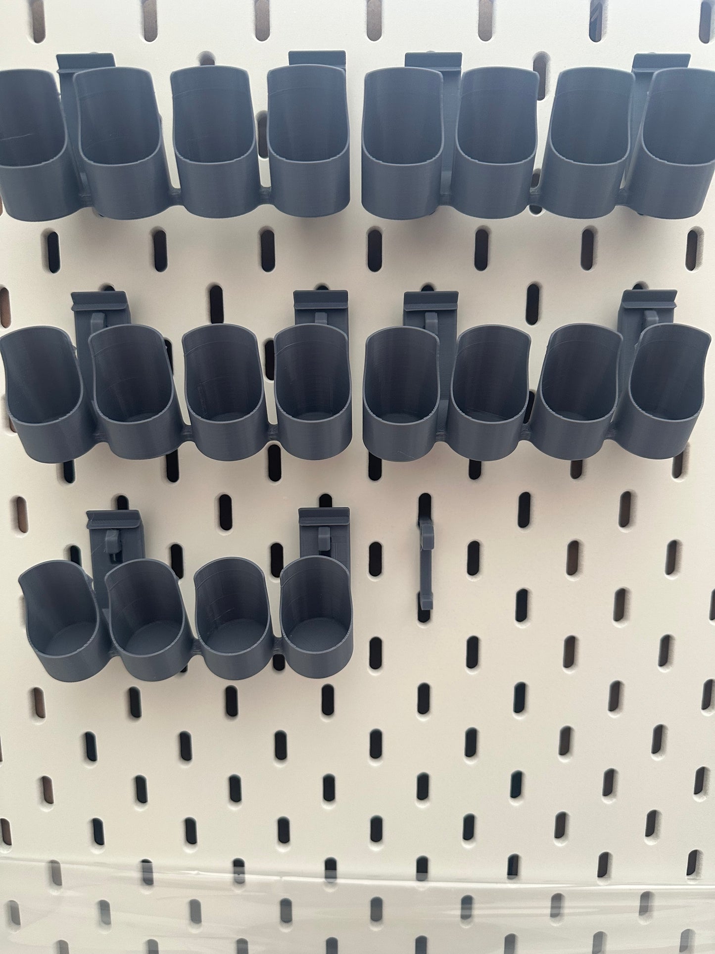 SKÅDIS Pegboard Paint Storage System – Holds 32 Vallejo & Army Painter Paints + Brush Holders (UK Delivery Included)