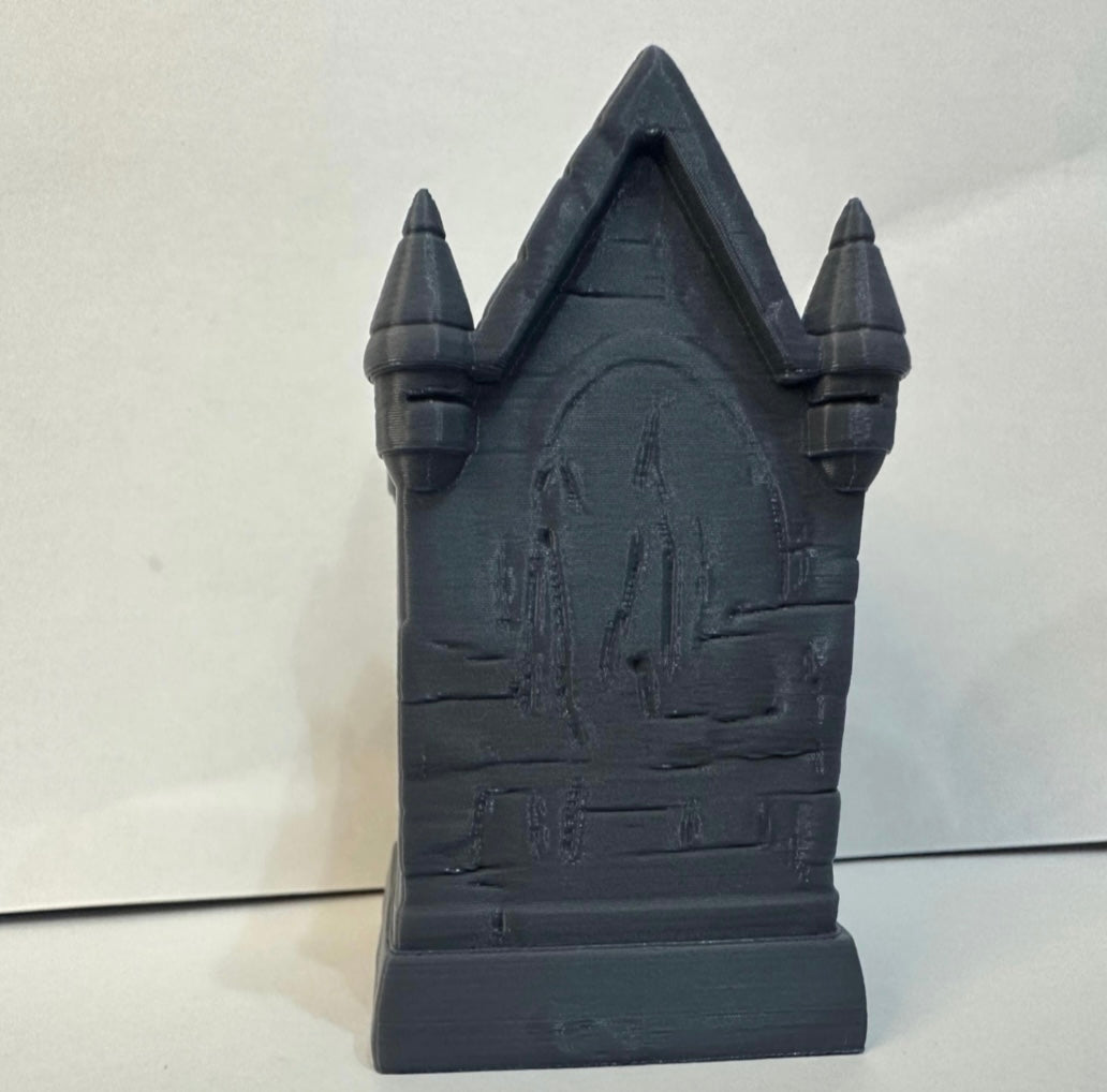 Gothic Stone Mausoleum – Modular Tabletop Terrain (28–32mm) - UK delivery included.